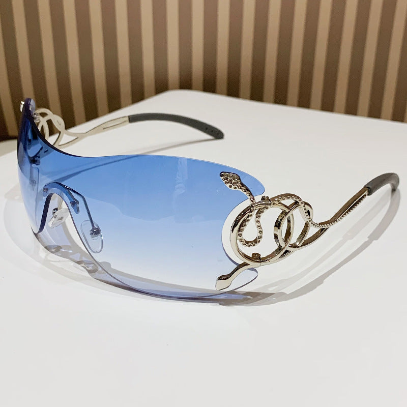 Rimless Gradient Party Sunglasses – Model XN/81046