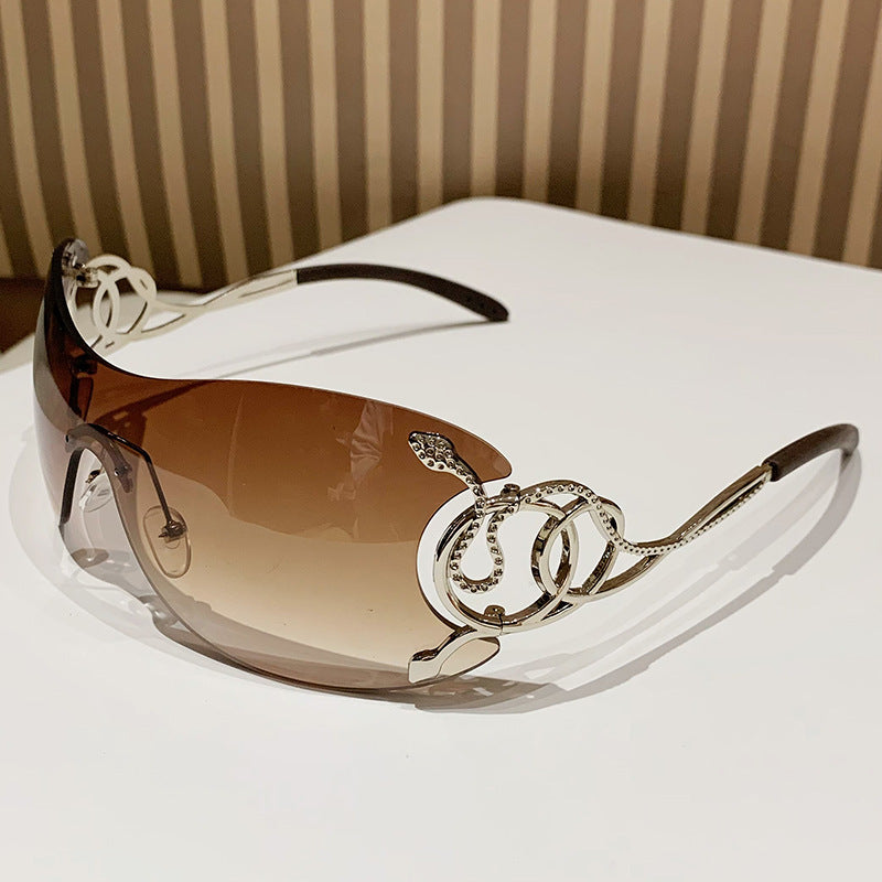 Rimless Gradient Party Sunglasses – Model XN/81046