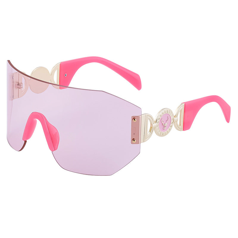 Rimless Punk-Inspired Sunglasses – Model ZS-98087