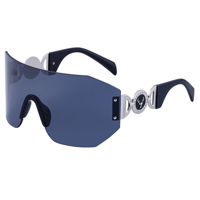 Rimless Punk-Inspired Sunglasses – Model ZS-98087