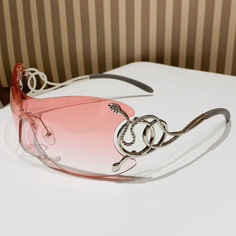 Rimless Gradient Party Sunglasses – Model XN/81046