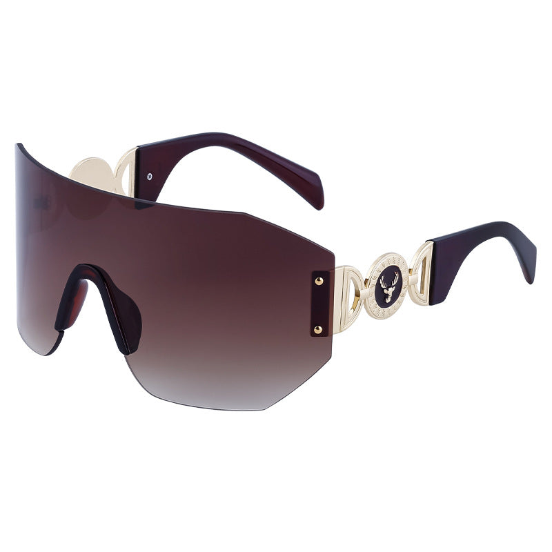 Rimless Punk-Inspired Sunglasses – Model ZS-98087