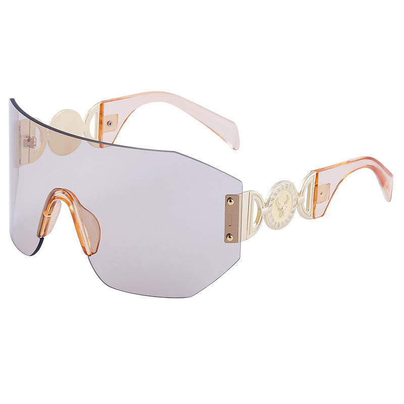 Rimless Punk-Inspired Sunglasses – Model ZS-98087