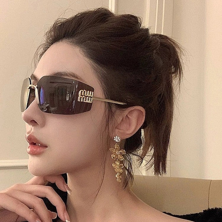 Sweet Pastel Frameless Sunglasses – Model 81068