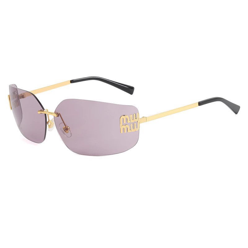 Sweet Pastel Frameless Sunglasses – Model 81068
