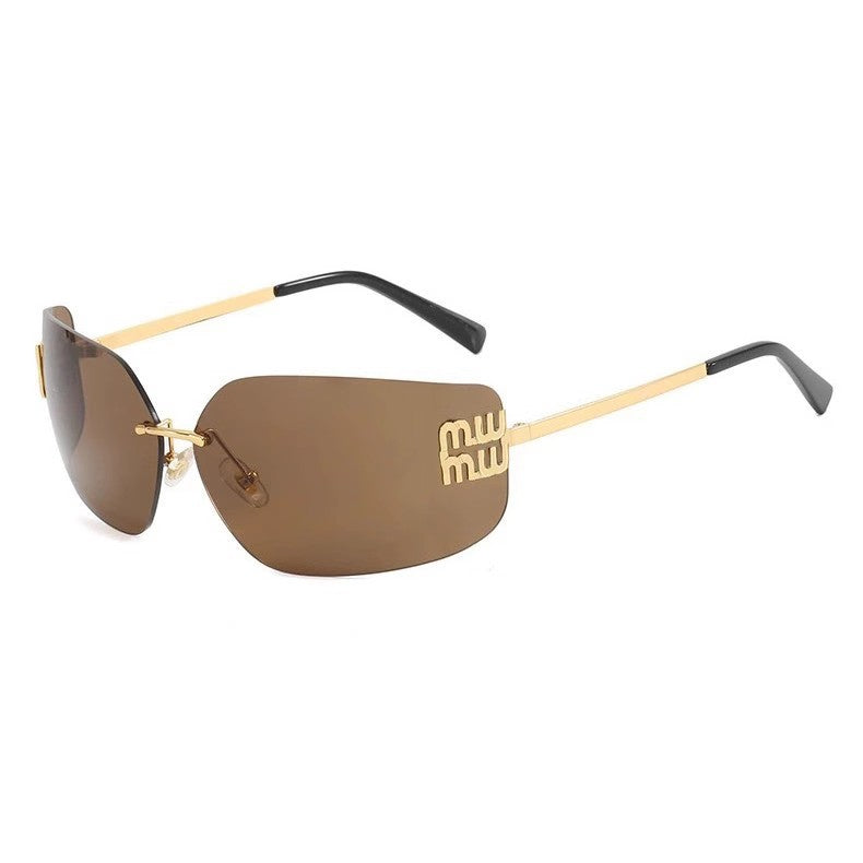 Sweet Pastel Frameless Sunglasses – Model 81068