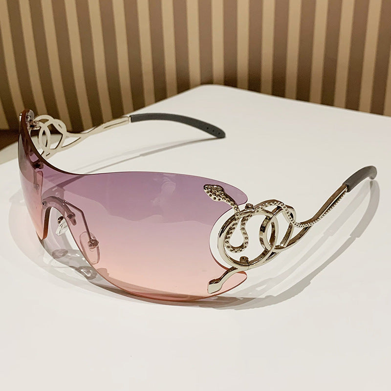 Rimless Gradient Party Sunglasses – Model XN/81046