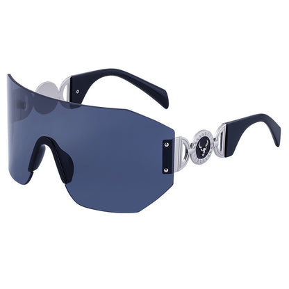 Rimless Punk-Inspired Sunglasses – Model ZS-98087