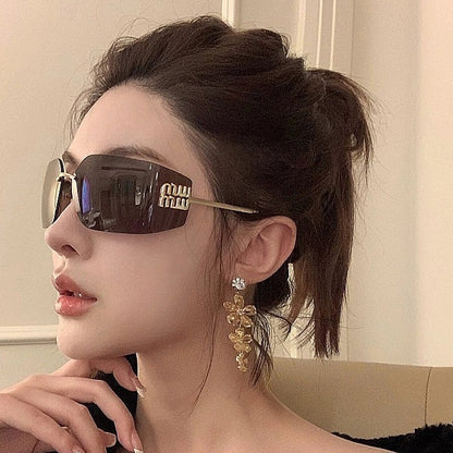 Sweet Pastel Frameless Sunglasses – Model 81068