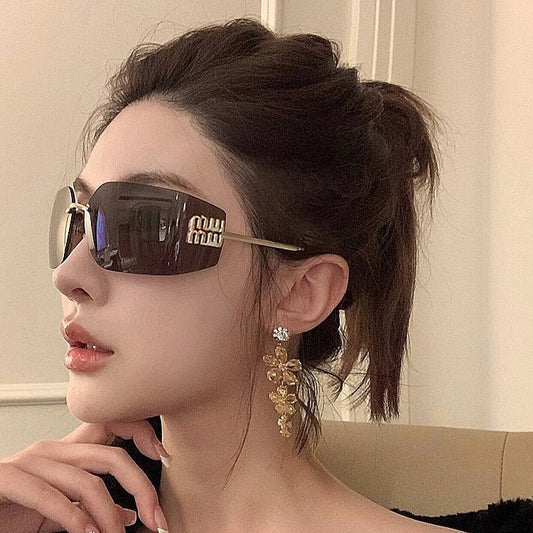 Sweet Pastel Frameless Sunglasses – Model 81068