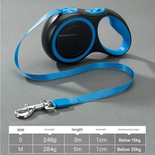 Retractable Dog Leash – Heavy Duty with One-Touch Lock